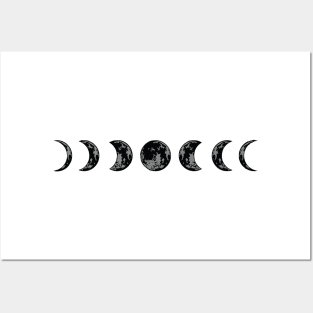 The Moon Phases Posters and Art